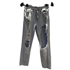 Aeropostale Mom Stretch Distressed Jeans size 2